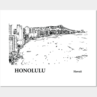 Honolulu - Hawaii Posters and Art